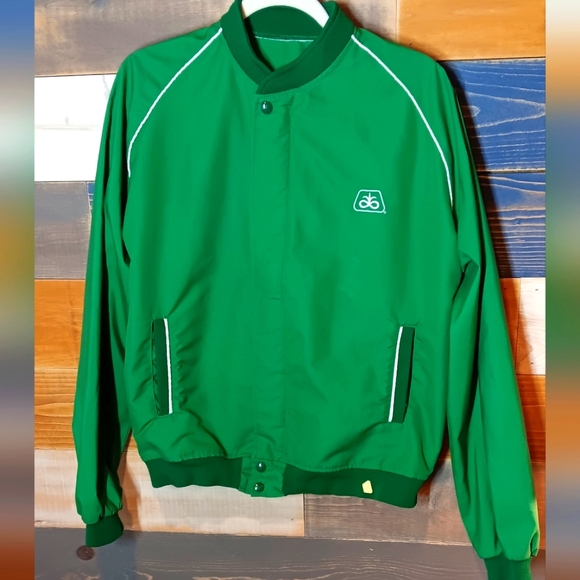 Vintage Other - Vintage Windbreaker Baseball Jacket Pioneer Seed Jacket L